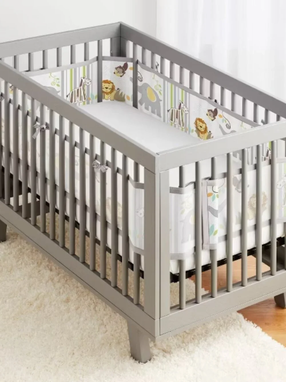 NWOT Breathable Baby Breathable Mesh Crib Liner for Full Sized Crib